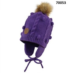 Шапка для детей Huppa Macy 83570000*70053, лиловая 4741468628134 цена и информация | Шапки, перчатки, шарфы для девочек | hansapost.ee