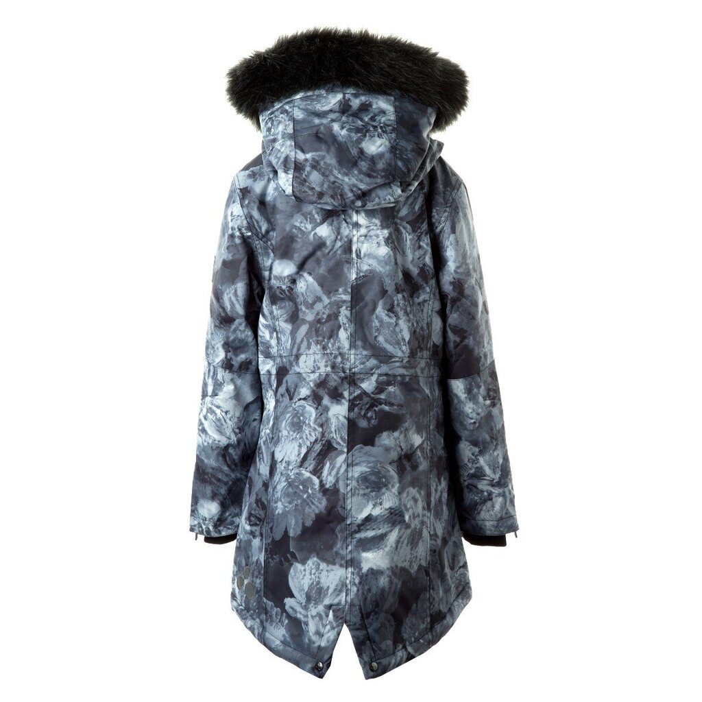 Huppa tüdrukute parka Vivian 200g 12490020*21009, must/hall 4741632098282 цена и информация | Joped ja mantlid tüdrukutele | hansapost.ee