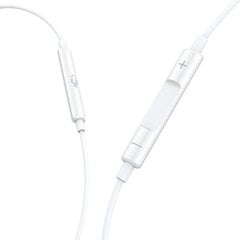 Vipfan Classic M04 wired in-ear headphones (white) hind ja info | Kõrvaklapid | hansapost.ee