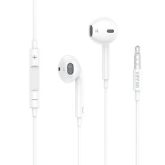 Vipfan Classic M04 wired in-ear headphones (white) hind ja info | Kõrvaklapid | hansapost.ee