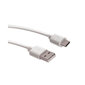Forever cable USB - USB-C 1,0 m 2A white цена и информация | Mobiiltelefonide kaablid | hansapost.ee