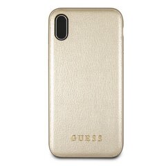 Guess GUHCPXIGLGO iPhone X/ Xs gold/ złoty hard case Iridescent hind ja info | Telefonide kaitsekaaned ja -ümbrised | hansapost.ee