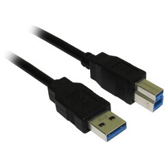 Akyga AK-USB-09, USB-A/USB-B, 1.8 м цена и информация | Кабели и провода | hansapost.ee