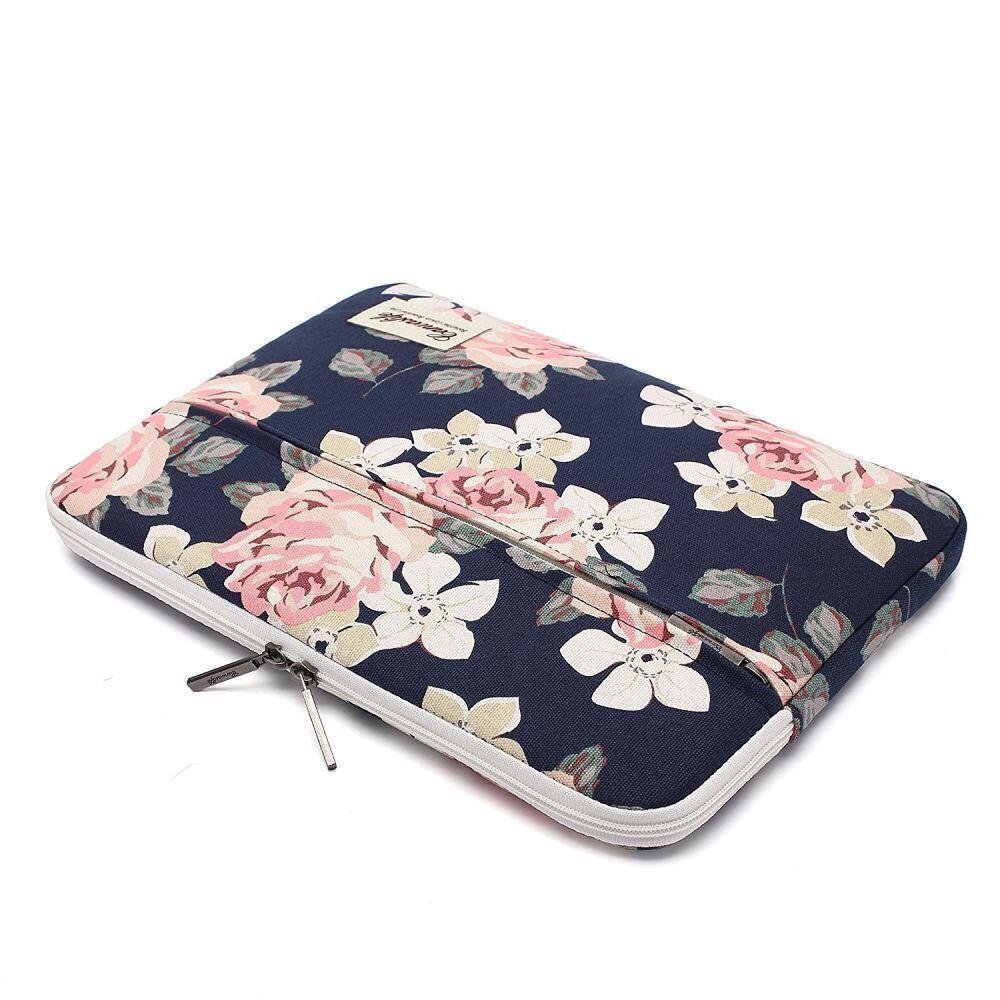 Canvaslife Sleeve arvutikott 13"-14" blue camellia hind ja info | Sülearvutikotid | hansapost.ee