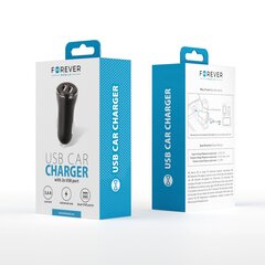 Forever CC-03 car charger (dual USB | 2,4 A) + 3in1 cable (microUSB + iPhone + Type-C) цена и информация | Зарядные устройства для телефонов | hansapost.ee