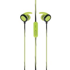 Setty wired earphones Sport green hind ja info | Kõrvaklapid | hansapost.ee