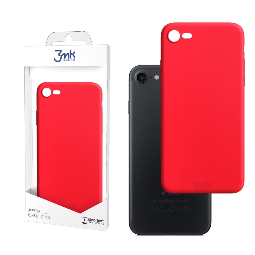 Apple iPhone 7/8/SE 2020/2022 - 3mk Matt Case strawberry hind ja info | Telefonide kaitsekaaned ja -ümbrised | hansapost.ee