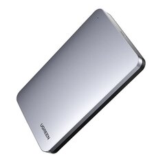 Ugreen pocket enclosure for 2.5 '' SATA 3.0 6Gbps hard disk gray + cable USB - USB Type C 0.5m (CM300) hind ja info | USB adapterid ja jagajad | hansapost.ee