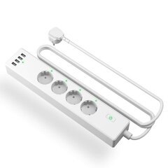 Smart WiFi Smart Power Strip Meross MSS425FHK(EU) (HomeKit) цена и информация | Бытовые удлинители | hansapost.ee