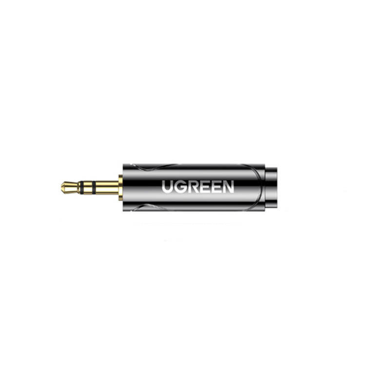 Ugreen adapter 3.5mm audio adapter (male) to 6.35mm mini jack (female) gray (AV168) цена и информация | USB adapterid ja jagajad | hansapost.ee