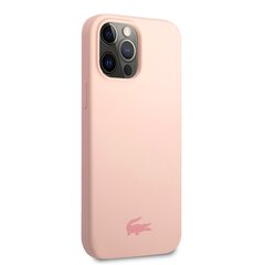 Lacoste Liquid Silicone Glossy Printing Logo Case for iPhone 13 Pro Max Pink hind ja info | Lacoste Mobiiltelefonid ja lisatarvikud | hansapost.ee