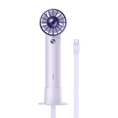 Baseus Flyer Turbine portable hand fan + USB-C cable (purple) цена и информация | Вентиляторы | hansapost.ee