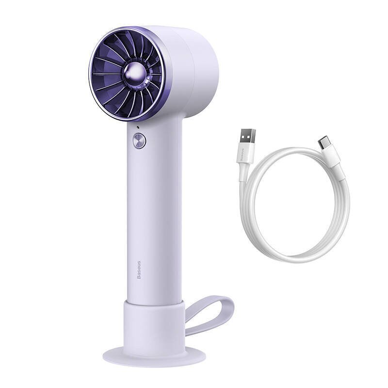 Baseus Flyer Turbine portable hand fan + USB-C cable (purple) цена и информация | Ventilaatorid | hansapost.ee