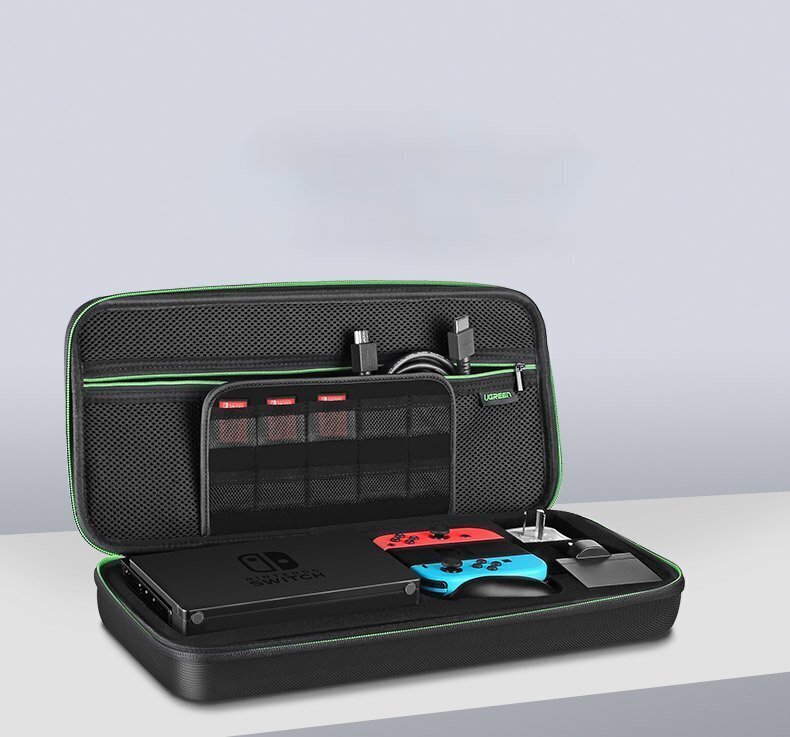 Ugreen case box for Nintendo Switch and accessories S 26.5 x 10 x 13.5 cm black (50275 LP145) цена и информация | Mängukonsoolide lisatarvikud | hansapost.ee