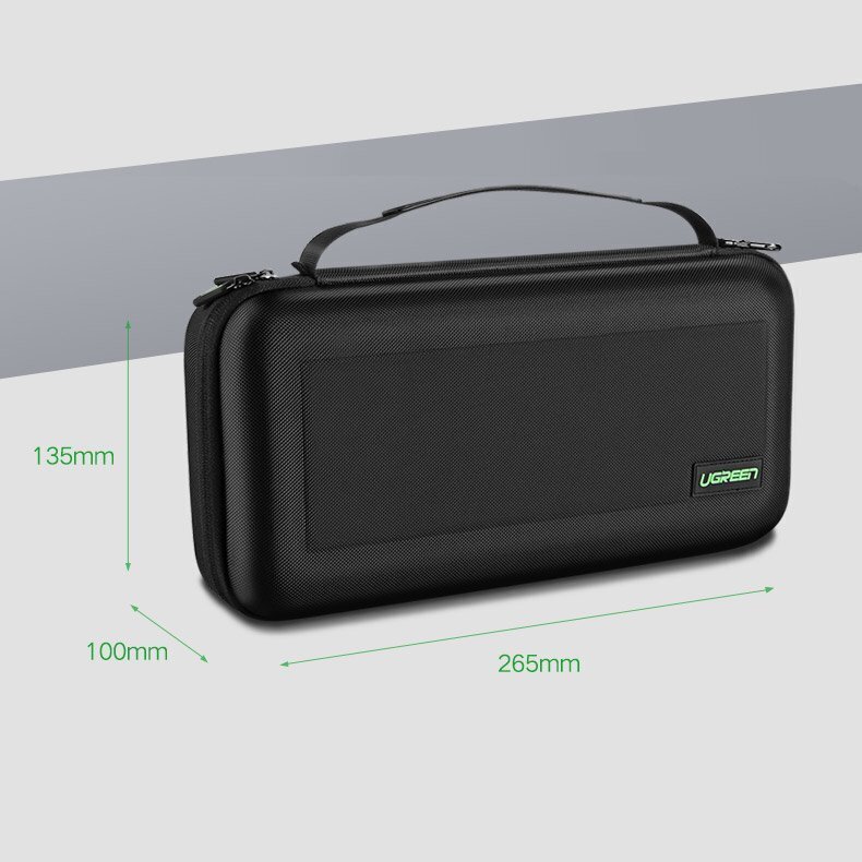 Ugreen case box for Nintendo Switch and accessories S 26.5 x 10 x 13.5 cm black (50275 LP145) hind ja info | Mängukonsoolide lisatarvikud | hansapost.ee