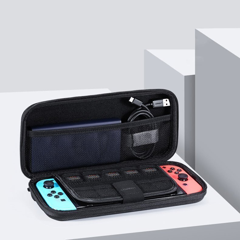 Ugreen case box for Nintendo Switch and accessories S 26.5 x 10 x 13.5 cm black (50275 LP145) цена и информация | Mängukonsoolide lisatarvikud | hansapost.ee