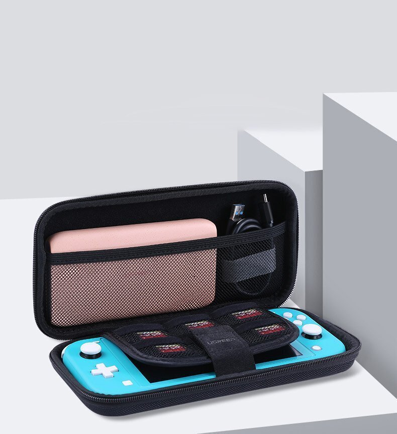 Ugreen case box for Nintendo Switch and accessories S 26.5 x 10 x 13.5 cm black (50275 LP145) цена и информация | Mängukonsoolide lisatarvikud | hansapost.ee