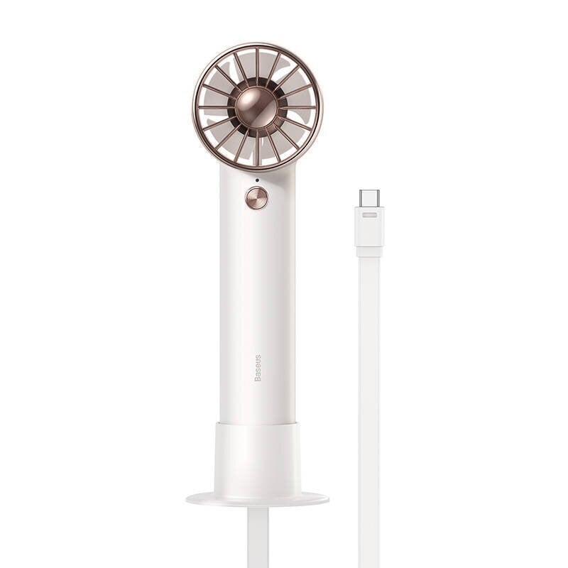 Baseus Flyer Turbine portable hand fan + USB-C cable (white) цена и информация | Ventilaatorid | hansapost.ee