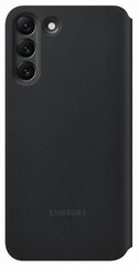EF-ZS906CBE Samsung Clear View Cover for Galaxy S22+ Black цена и информация | Чехлы для телефонов | hansapost.ee