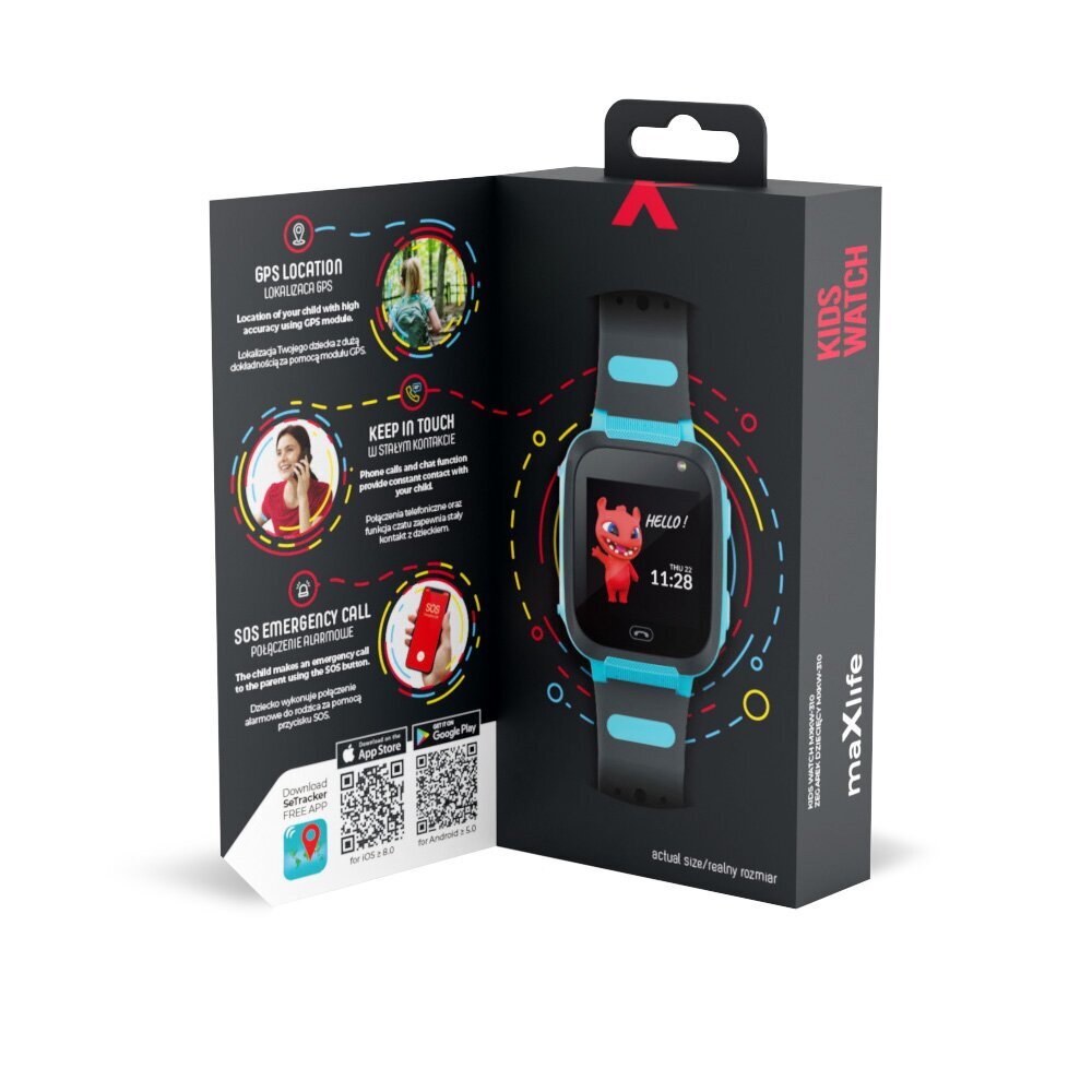 Maxlife MXKW-310 kids watch blue hind ja info | Nutikellad, laste nutikellad | hansapost.ee