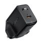 Acefast GaN charger (UK plug) USB Type C 30W, Power Delivery, PPS, Q3 3.0, AFC, FCP black (A24 UK black) (Black) цена и информация | Laadijad mobiiltelefonidele | hansapost.ee