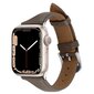 Spigen Cyrill Kajuk Apple Watch Leather Strap 4/5/6/7/8 / SE 40/41 mm khaki цена и информация | Nutikellade aksessuaarid ja tarvikud | hansapost.ee