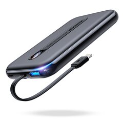 Joyroom power bank with built-in Lightning cable 20W 10000mAh PD QC3.0 black (JR-L001- Lightning) hind ja info | Akupangad | hansapost.ee