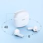 Joyroom TWS earphones wireless ENC waterproof IPX4 Bluetooth 5.3 white (JR-TL11) (White) hind ja info | Kõrvaklapid | hansapost.ee