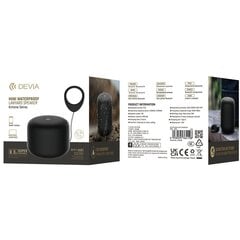 Devia Bluetooth speaker Kintone Mini black hind ja info | Kõlarid | hansapost.ee