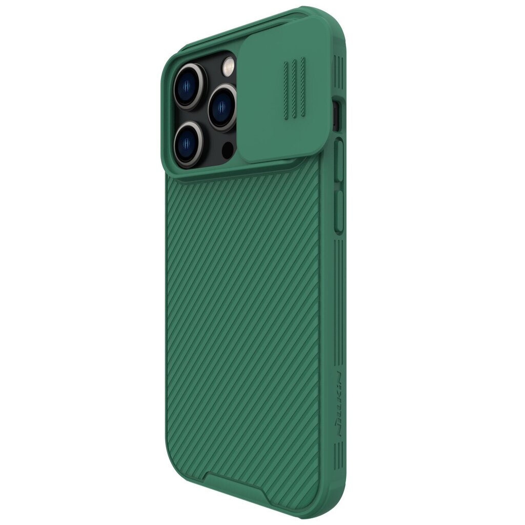 Nillkin CamShield PRO Hard Case for Apple iPhone 14 Pro Max Deep Green цена и информация | Telefonide kaitsekaaned ja -ümbrised | hansapost.ee