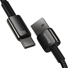 Baseus Tungsten Gold Cable USB to USB-C, 100W, 2 м (black) цена и информация | Borofone 43757-uniw | hansapost.ee