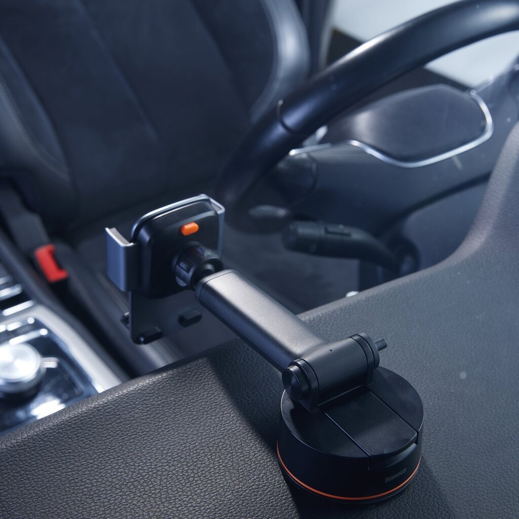 Baseus Easy Control Clamp Car Holder with suction cup (black) цена и информация | Telefonihoidjad | hansapost.ee