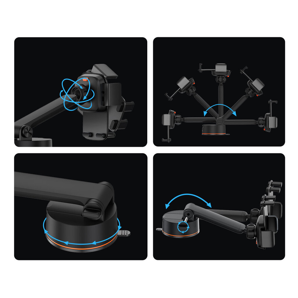 Baseus Easy Control Clamp Car Holder with suction cup (tarnish) hind ja info | Telefonihoidjad | hansapost.ee