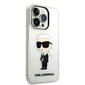 Karl Lagerfeld IML Ikonik NFT Case for iPhone 14 Pro Max Transparent цена и информация | Telefonide kaitsekaaned ja -ümbrised | hansapost.ee