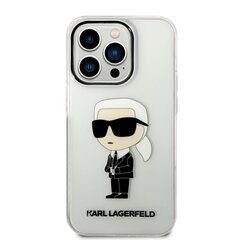 Karl Lagerfeld IML Ikonik NFT Case for iPhone 14 Pro Max Transparent hind ja info | Telefonide kaitsekaaned ja -ümbrised | hansapost.ee