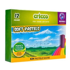 Cricco Pastele suche 12 kolorów (227307) hind ja info | Kirjatarvikud | hansapost.ee