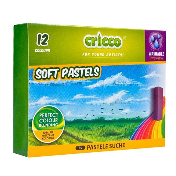 Cricco Pastele suche 12 kolorów (227307) hind ja info | Kirjatarvikud | hansapost.ee