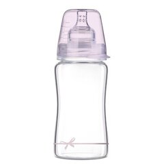 Стеклянная бутылочка Lovi Diamond glass Baby Shower girl, 250 мл цена и информация | Бутылочки и аксессуары | hansapost.ee