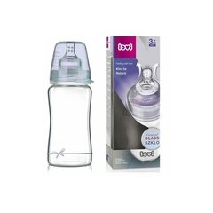 Klaaspudel Lovi Diamond glass Baby Shower boy, 250 ml hind ja info | Lovi Lastekaubad ja beebikaubad | hansapost.ee