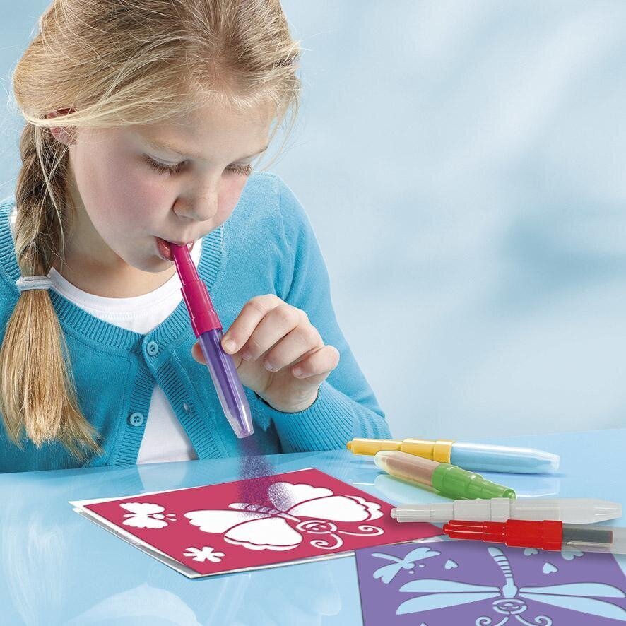 Loominguline joonistuskomplekt Magic Spray Pens Totum hind ja info | Arendavad laste mänguasjad | hansapost.ee