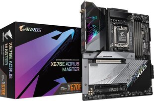 Gigabyte AMD X670E AORUS Master, E-ATX, AM5, DDR5, WIFI hind ja info | Emaplaadid | hansapost.ee