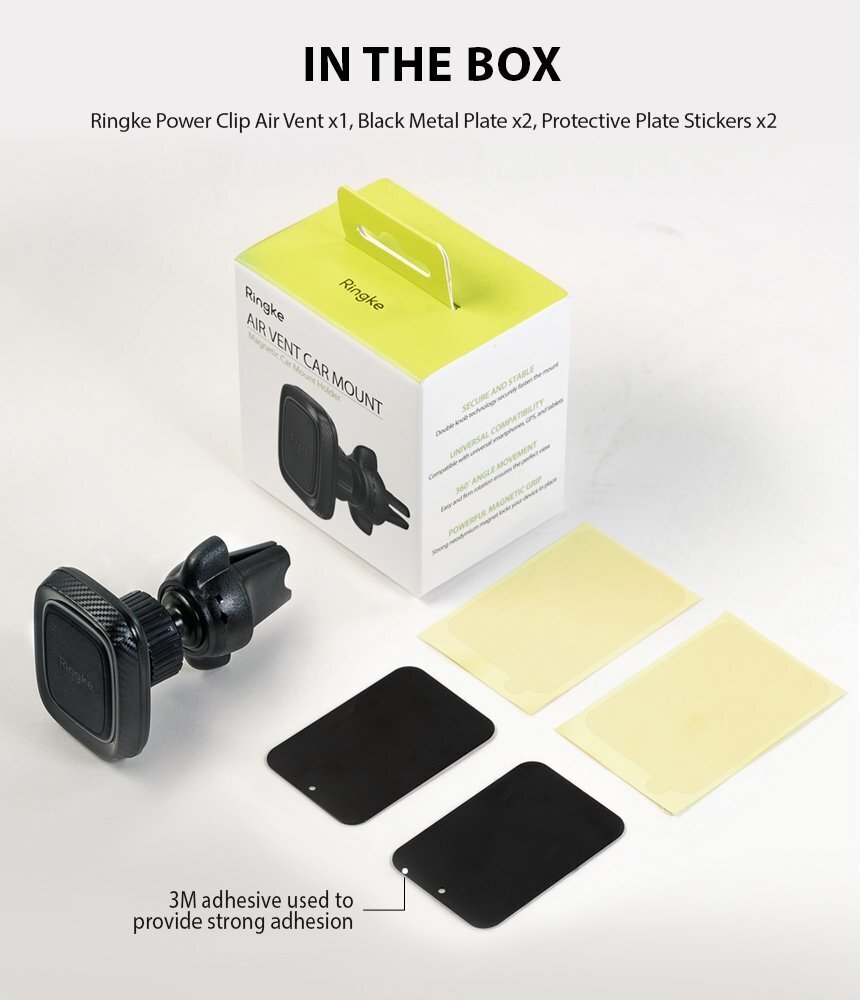 Ringke Power Clip Car Mount цена и информация | Telefonihoidjad | hansapost.ee