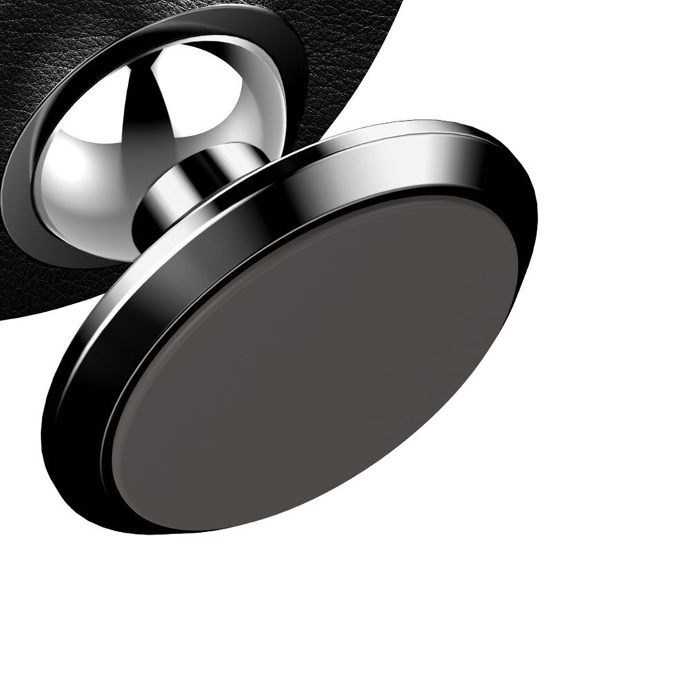 Baseus SUER-F01 Väikesed kõrvad Vertikaalne magnethoidik ehtne nahk, must hind ja info | Telefonihoidjad | hansapost.ee