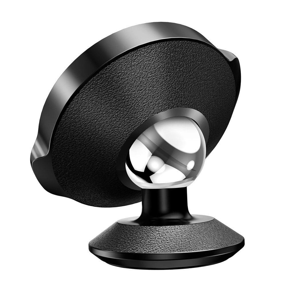 Baseus SUER-F01 Väikesed kõrvad Vertikaalne magnethoidik ehtne nahk, must цена и информация | Telefonihoidjad | hansapost.ee
