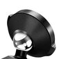 Baseus SUER-F01 Väikesed kõrvad Vertikaalne magnethoidik ehtne nahk, must hind ja info | Telefonihoidjad | hansapost.ee