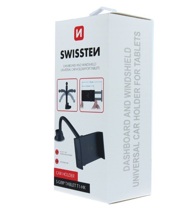 Swissten S-Grip T1-HK Universal Car CD / Radio Holder For Tablets / Phones / GPS Black hind ja info | Telefonihoidjad | hansapost.ee