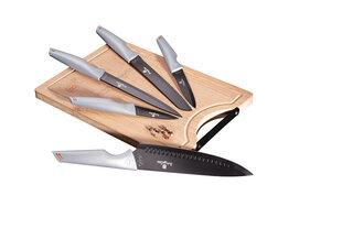 Berlinger Haus набор ножей и разделочной доски , 6 предметов цена и информация | Ножи и аксессуары для них | hansapost.ee