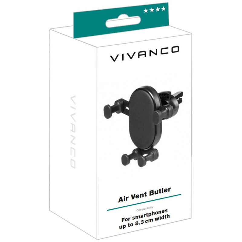 Vivanco autohoidik Butler Air Vent (61631) цена и информация | Telefonihoidjad | hansapost.ee