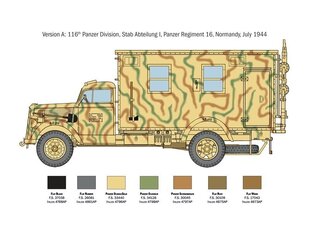 Сборная пластиковая модель Italeri - Opel Blitz Radio Truck, 1/35, 6575 цена и информация | Конструкторы и кубики | hansapost.ee