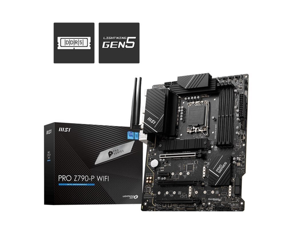 MSI PRO Z790-P WIFI, ATX, LGA1700, DDR5 hind ja info | Emaplaadid | hansapost.ee